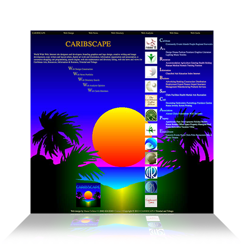 CARIBSCAPE (2011) Retrospective Branding Logo & Web Design